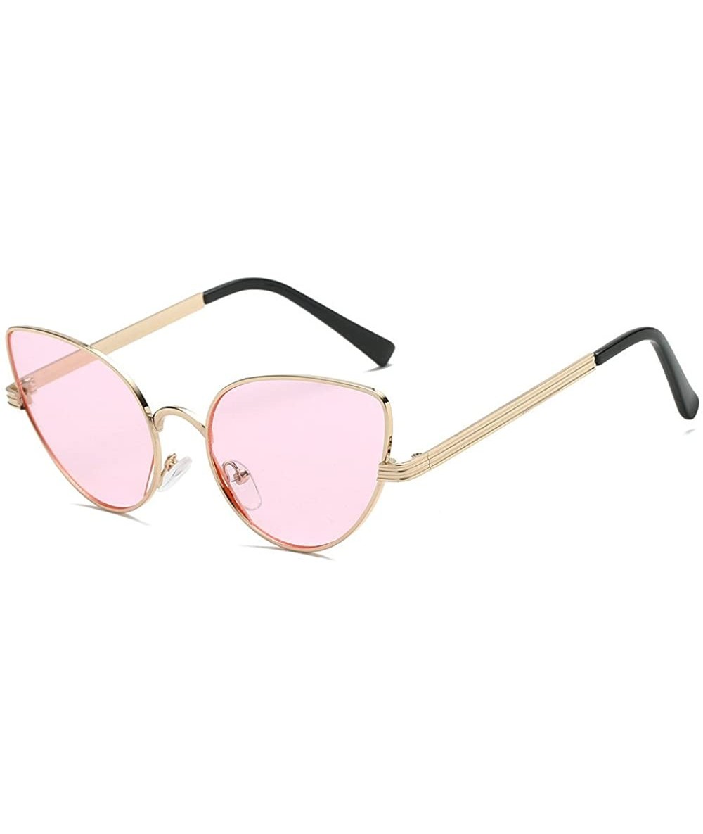 Goggle Sunglasses Oval Shades Polarized Goggles Glasses Eyewear - Pink - CZ18QNLRR9U $20.23