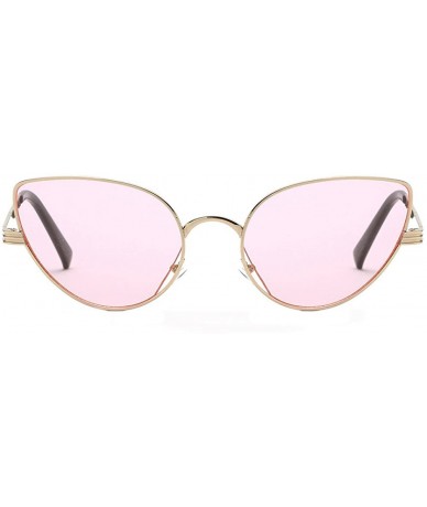 Goggle Sunglasses Oval Shades Polarized Goggles Glasses Eyewear - Pink - CZ18QNLRR9U $20.23