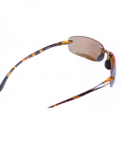 Rectangular Lovin Maui" Lightweight Sport Wrap Bifocal Reading Sunglasses for Men and Women - Tortoise - C112NYJ71MQ $32.70