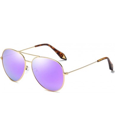 Aviator Sunglasses Men's Polarizing Sunglasses Classic Toad Lens Polarizing Sunglasses Driving - E - CN18QCC2ZU3 $56.65