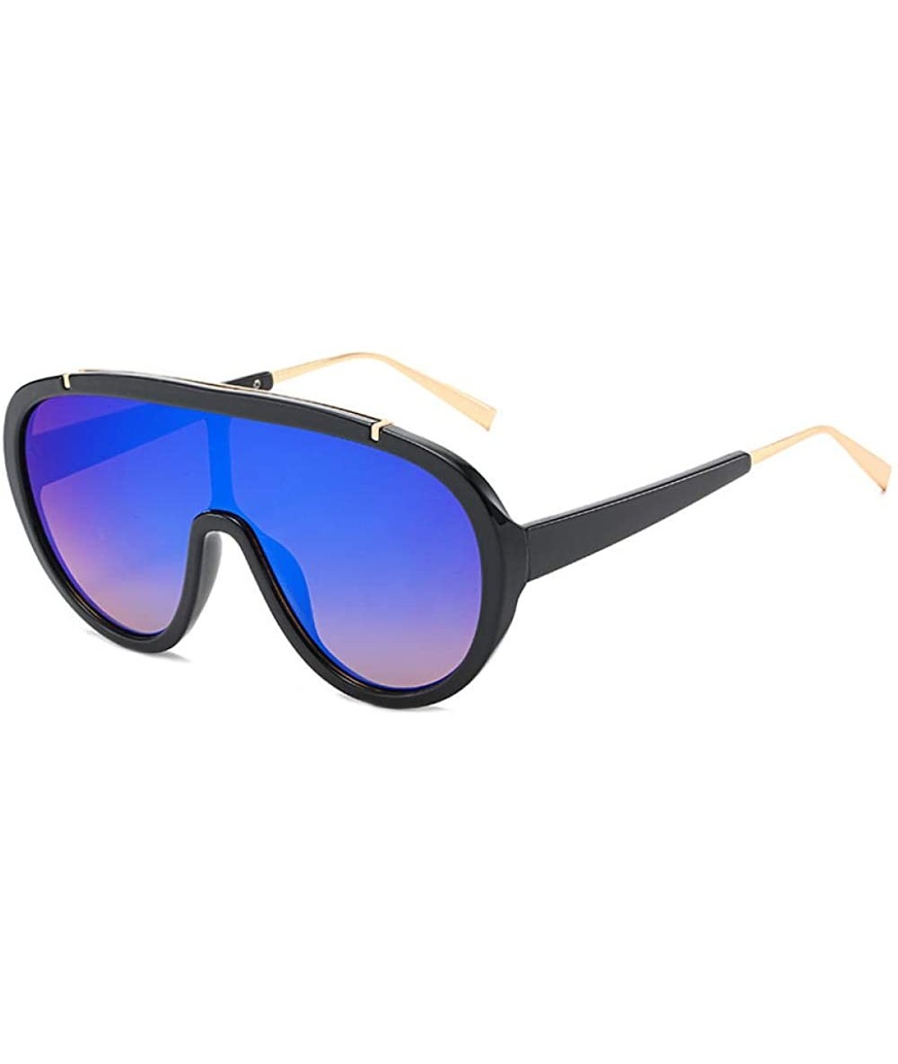 Rimless Big Frame Piece Sunglasses Classic Ladies Sunglasses Wild Sunglasses Tide - CD18X74NEM6 $81.51