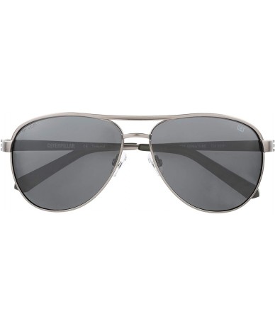 Aviator Polarized Aviator Sunglasses - Matte Gun - C418TXG8K6N $81.83