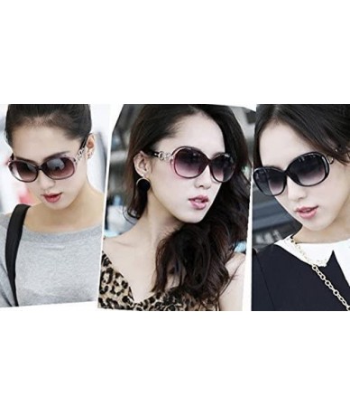 Goggle Ladies Sunglasses Driving Glasses Polarized UV400 Protection Eyewear Sunshine - 1 - CW184Q8K8SG $18.82