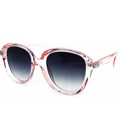 Oval 8058 Oversize Aviator XL Retro Vintage Brand Designer Style Havana Womens Mens Sunglasses - Candy Pink - CN18DUEHRYX $27.77