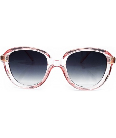 Oval 8058 Oversize Aviator XL Retro Vintage Brand Designer Style Havana Womens Mens Sunglasses - Candy Pink - CN18DUEHRYX $27.77