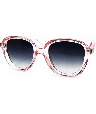 Oval 8058 Oversize Aviator XL Retro Vintage Brand Designer Style Havana Womens Mens Sunglasses - Candy Pink - CN18DUEHRYX $27.77