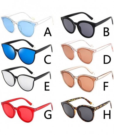 Square Mens Womens Retro Big Frame Vintage Rapper Sunglasses-Eyewears - A - CO18Q540QZC $17.57