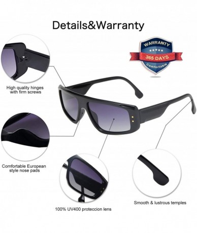 Sport Mens Sunglasses Polarized Sport Uv Protection Running Fishing Golf Driving - C1 Black Frame/Grey Lens - CX198DLK6QU $30.81