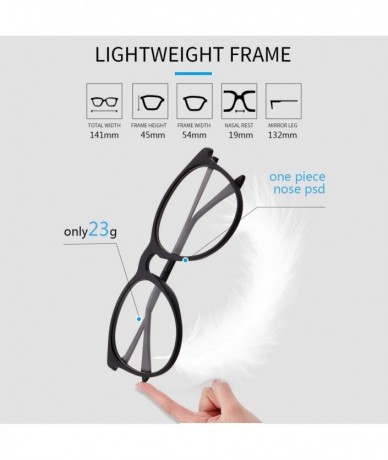 Round Round Clear Glasses Vintage Non Prescription Eyeglasses Frame Women Wen - Black Frame Black Arm - CO18L8IKY9N $18.88