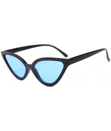 Cat Eye Vintage Polarized Cat Eye Sunglasses - Women Retro Cateye Sun Glasses Pointy Sunglasses - C - CY18T7OH2XQ $15.60