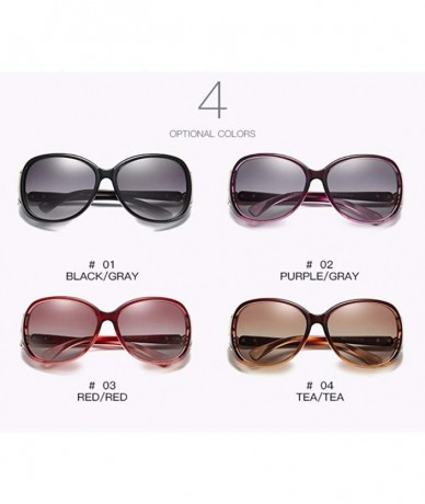 Aviator Polarizing glasses European and American sunglasses ladies'Sunglasses - A - CP18QO9CCYI $54.91