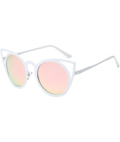 Goggle Stylish Sunglasses for Men Women 100% UV protectionPolarized Sunglasses - Pink - CU18S8LMY2D $16.98