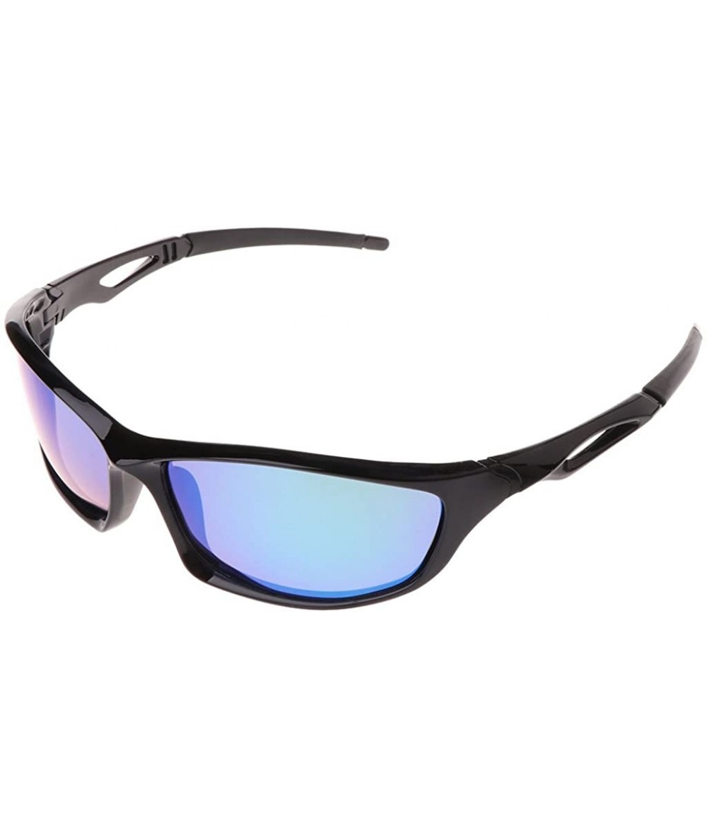 Rectangular Outdoor Sports Polarized Sunglasses Cycling Spectacles Rectangular Unisex - Color-4 - CI18K2EGHHM $15.26