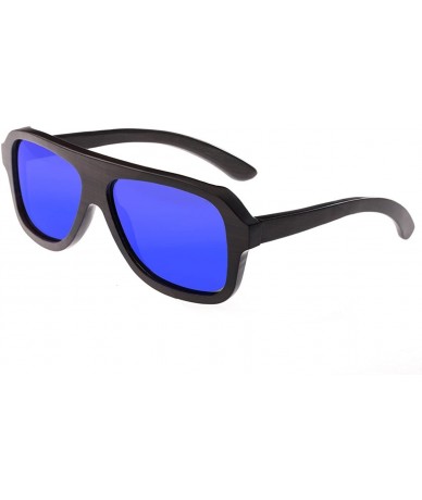 Wayfarer Siesta Wood Sunglasses Wayfarer - Espresso//Blue - CH11M5J5LRD $78.10