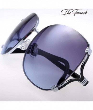 Round Classic Crystal Elegant Women Beauty Design Sunglasses Gift Box - L124-silver - CG18M0TCR99 $42.79