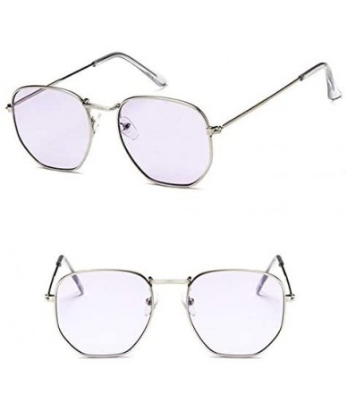 Square Vintage Sunglasses Classic Eyewear - Pink - CR198NYTXA3 $46.89