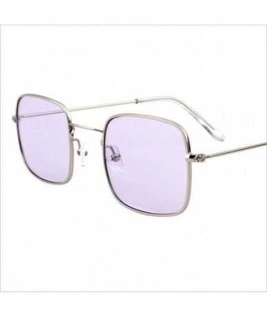 Square 2019 Square Sunglasses Women Men Retro Fashion Rose Gold Sun Glasses Black - Green - CZ18XE9646S $17.51