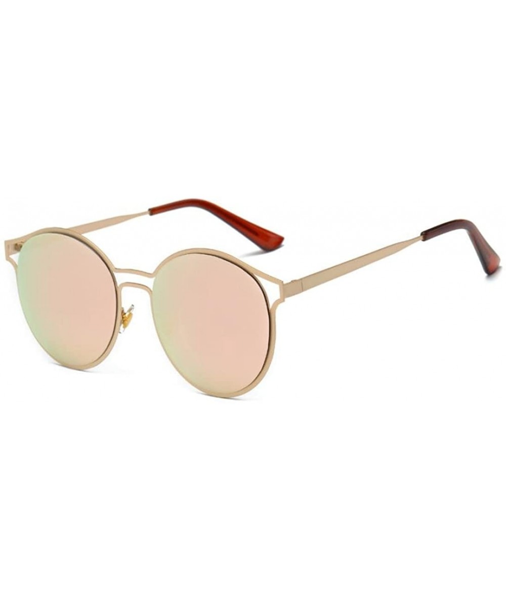 Aviator Retro Glasses Unisex Fashion Aviator Sunglasses (D) - C118GD9C8Z9 $18.87