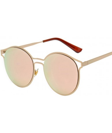 Aviator Retro Glasses Unisex Fashion Aviator Sunglasses (D) - C118GD9C8Z9 $18.87