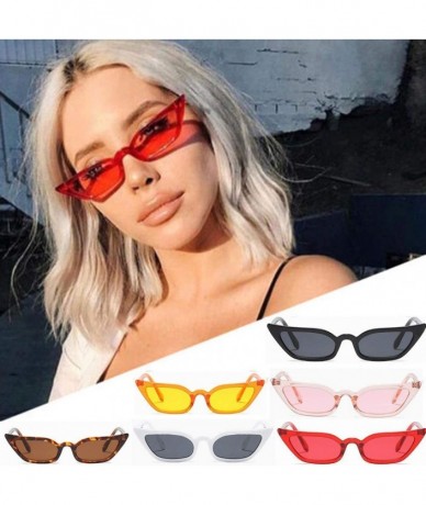 Rimless Women's Cat Eye Sunglasses- Retro Classic Sun Glasses Eyeglasses All-Match Stylish Outdoor Eyewear - Pink - C718YL24U...