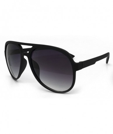 Oversized CH93 Matte Finish Tinted Aviator Vintage Retro Flat Top - Flat Top - CU184YDN77Z $25.81