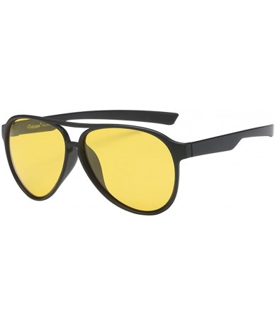 Aviator Polarized Lightweight Flexible Sunglasses - C018967ET22 $22.11