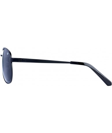 Cat Eye Polarized Aviator Sunglasses - Matte Black - C218TR4MU4I $81.65