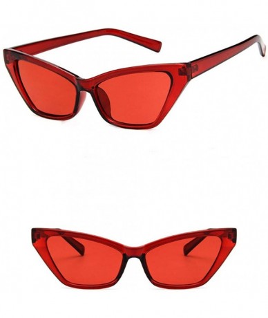 Oversized Women's Retro Oversized High Point Cat Eye Sunglasses - CO1943E7H8D $18.66