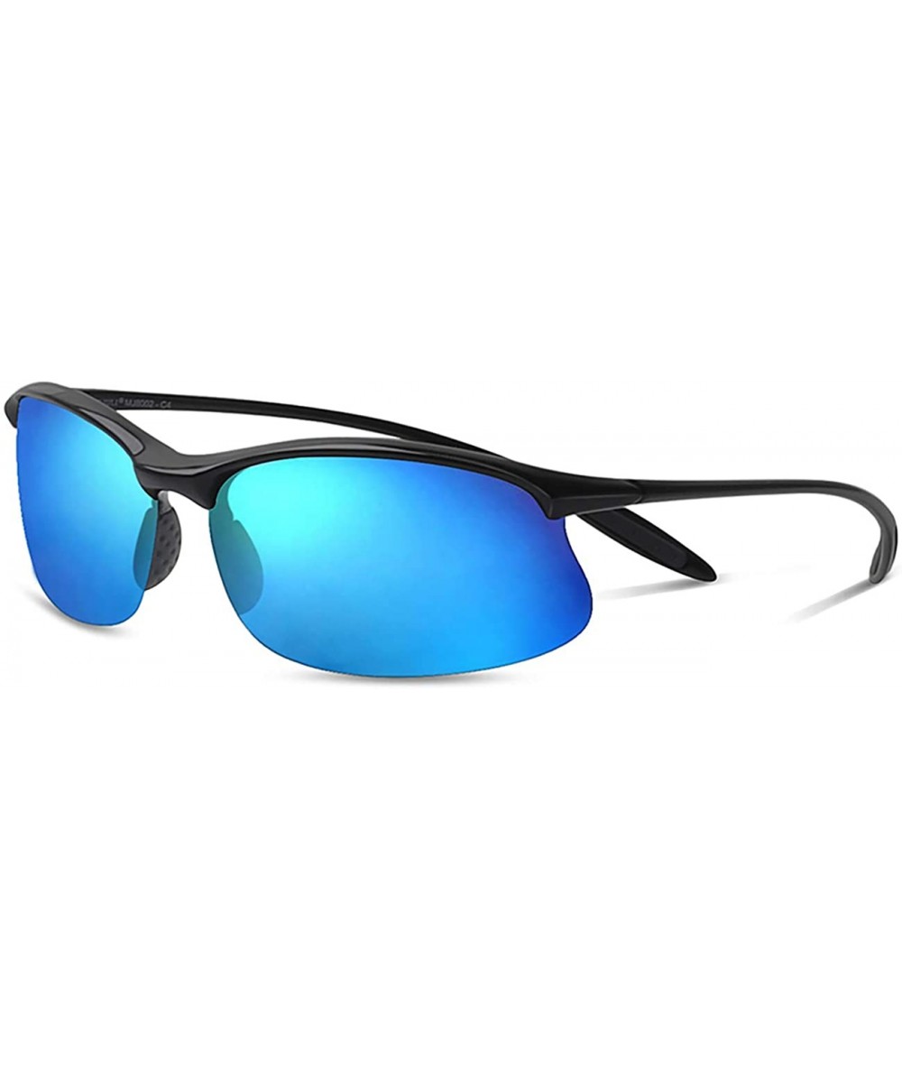 Sport Polarized Sports Sunglasses for Men Women Tr90 Unbreakable Frame for Running Fishing Baseball Driving 8002 - CX18DYSLKQ...