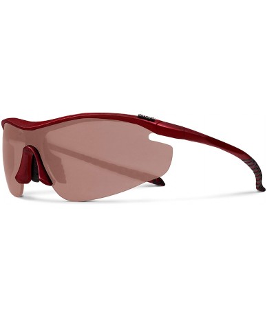 Sport Zeta Red Golf Sunglasses with ZEISS P5020 Red Tri-flection Lenses - CQ18KMW56RX $33.77