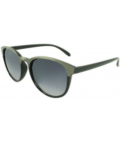 Oval Chic Retro Oval Fashion Sunglasses - Black - CF11G3L6H13 $20.19