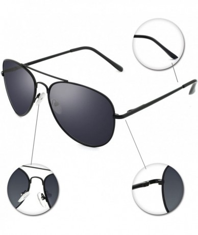 Round Stylish Polarized Sunglasses 100% UV Protection For Women - C6-black - C118GNSHKZ7 $20.27