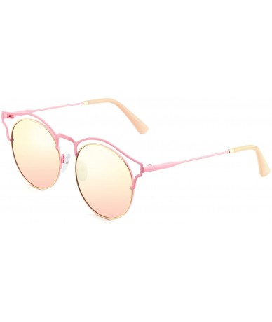 Oval Stylish Polarized Sunglasses 100% UV Protection For Women - E-pink - CU18EXUHTHK $33.08