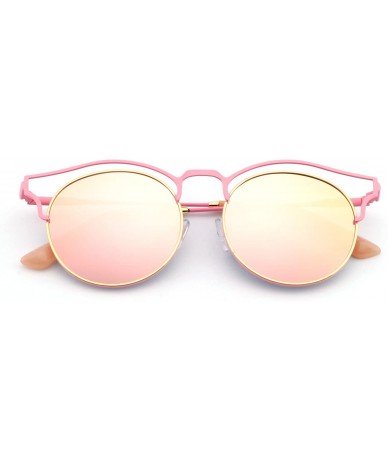 Oval Stylish Polarized Sunglasses 100% UV Protection For Women - E-pink - CU18EXUHTHK $33.08