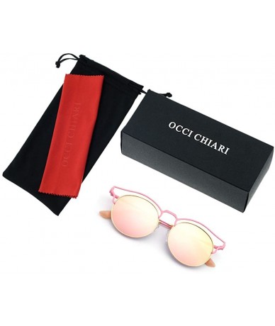 Oval Stylish Polarized Sunglasses 100% UV Protection For Women - E-pink - CU18EXUHTHK $33.08