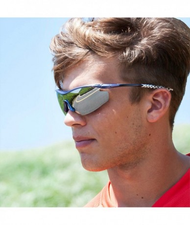 Sport Zeta Red Golf Sunglasses with ZEISS P5020 Red Tri-flection Lenses - CQ18KMW56RX $33.77