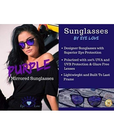 Aviator Polarized Sunglasses for Women with 100 Percent Uv Protection and Designer Style - CY187OXH03C $42.25