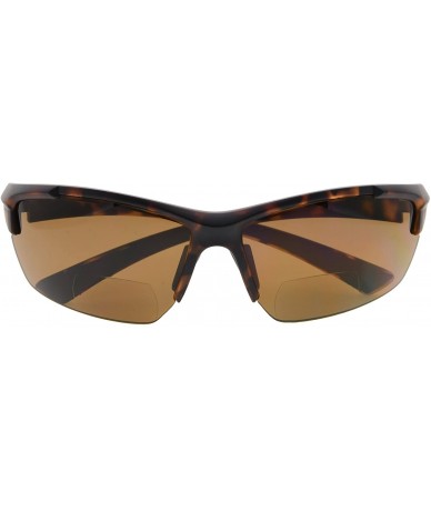 Sport Sports Half-Rim Bifocal Sunglasses Anti-UV Sunglasses for Readers - Matte Demi - CA189X5KSRT $38.98