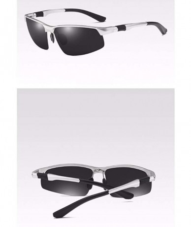 Aviator Sunglasses for Men Riding Polarizers Driving Sunglasses and Sunglasses - B - CT18Q7XY85G $57.62