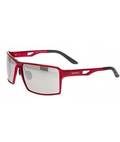 Sport Centaurus Aluminium Sunglasses - Red/Silver - CD12DI2QW8R $82.64