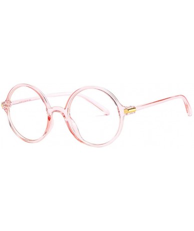 Rimless Blue Light Blocking Glasses Square Nerd Eyeglasses Frame Anti Blue Ray Glasses - Pink - CH193XI436Q $19.23