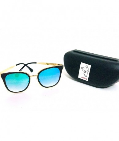 Square New Stylish Wayfarer UV Protected Unisex Sunglasses - Light Blue - CY18XWR472X $26.93