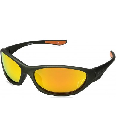 Wrap Vapor 22 Wrap Sunglasses - Rubberized Metallic Green - CO17YDWCZDY $65.09