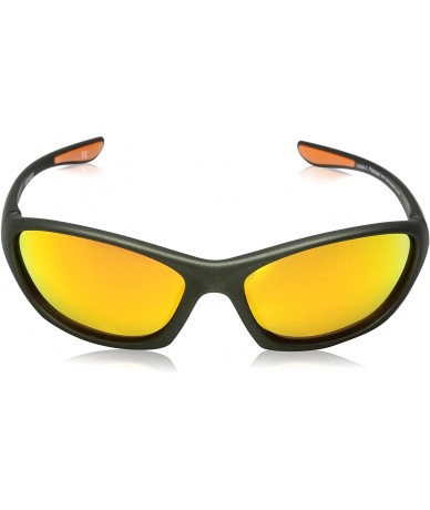 Wrap Vapor 22 Wrap Sunglasses - Rubberized Metallic Green - CO17YDWCZDY $65.09