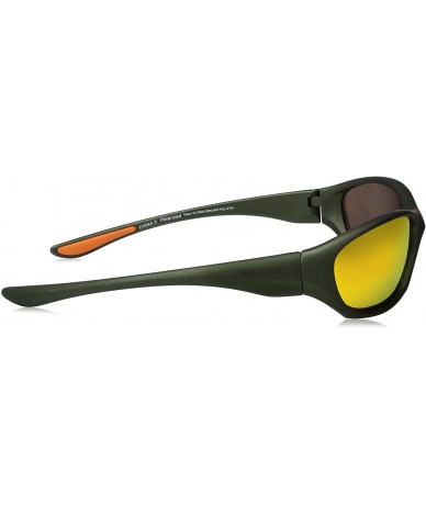 Wrap Vapor 22 Wrap Sunglasses - Rubberized Metallic Green - CO17YDWCZDY $65.09