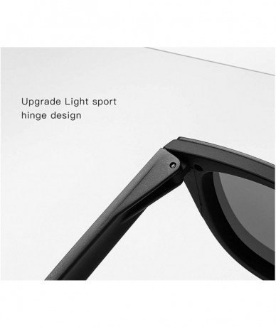 Sport Integral Lens Sunglasses TR90 Frame High Definition Polarized Outdoor Sports Glasses for Men and Women - C018Z9D4IOG $6...