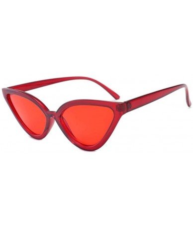 Cat Eye Women Fashion Cat Eye Shades Sunglasses Integrated UV Candy Colored - 4461f - C918RS676E3 $18.40