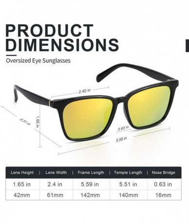 Sport Unisex Mirrored Sunglasses Polarised - Retro Style Design UV400 Protection Eyewear for Men Women - CY19272OWE9 $21.88