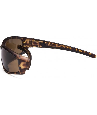 Sport Bifocal Sports Sunglasses TR90 Frame Outdoor Reading Sunglasses - Demi-brown-lens - C318NCTA6EX $19.19