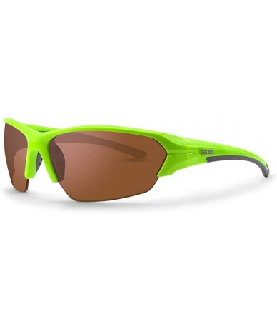 Sport Golf Sport Sunglasses Lime and Blue with Smoke Lens and Lime and Grey with Amber Lens - C718XL5NH96 $52.11